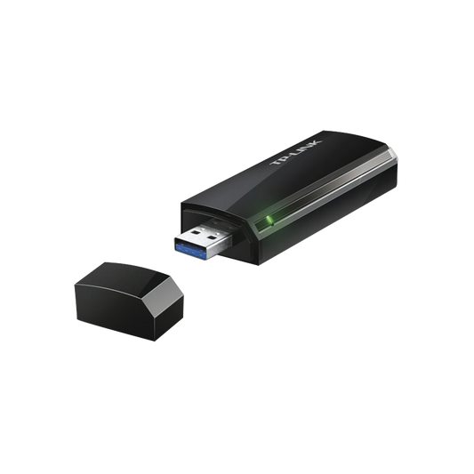 ARCHERT4U|Adaptador  USB inal?ímbrico doble banda AC 1200 Mbps