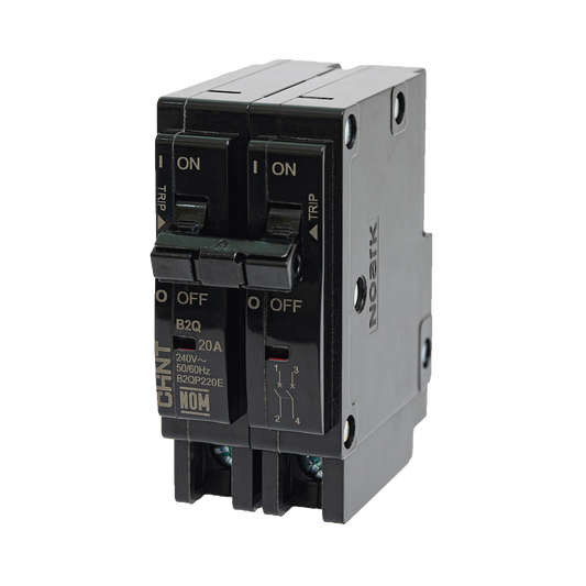 B2QP260E|Interruptor Termomagnético Enchufable, Serie: B2Q, 2P, 60A, 240V  (SKU:1002286)