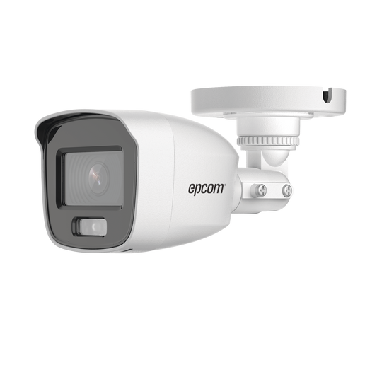 B8-TURBO-C/A|[ColorVu] Bala TURBOHD 2 Megap?¡xel (1080p) / Microfono Integrado / Imagen a color 24/7 / Lente 2.8 mm / METAL / Luz Blanca 20 mts / Exterior IP66 / TVI-AHD-CVI-CVBS / dWDR