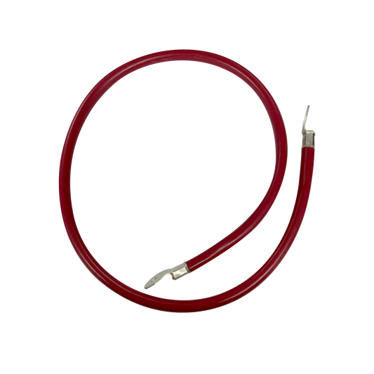 CBL-AWG2-1R|Cable para Baterías  1 m, Rojo, Calibre 2 AWG con Terminales de Ojo en Ambos Extremos