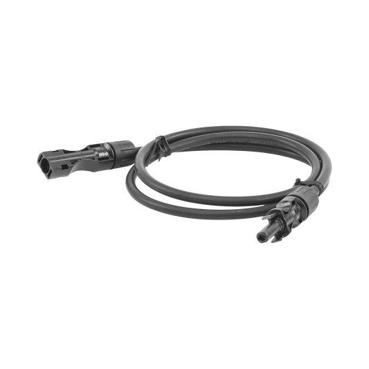 CBLMC41MBLK|Cable Fotovoltaico 1 m, Negro, Calibre 10 AWG con Terminales MC4 en Ambos Extremos
