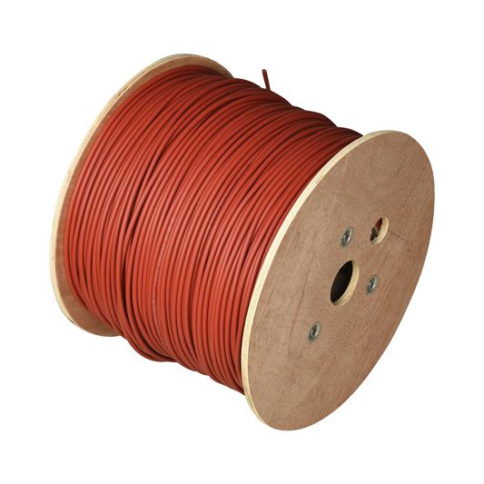 CBLPV6R/500|Carrete de 500 Metros / Cable Fotovoltaico / Rojo / 16 mm²  ( 6 AWG) / 2000 Vcc