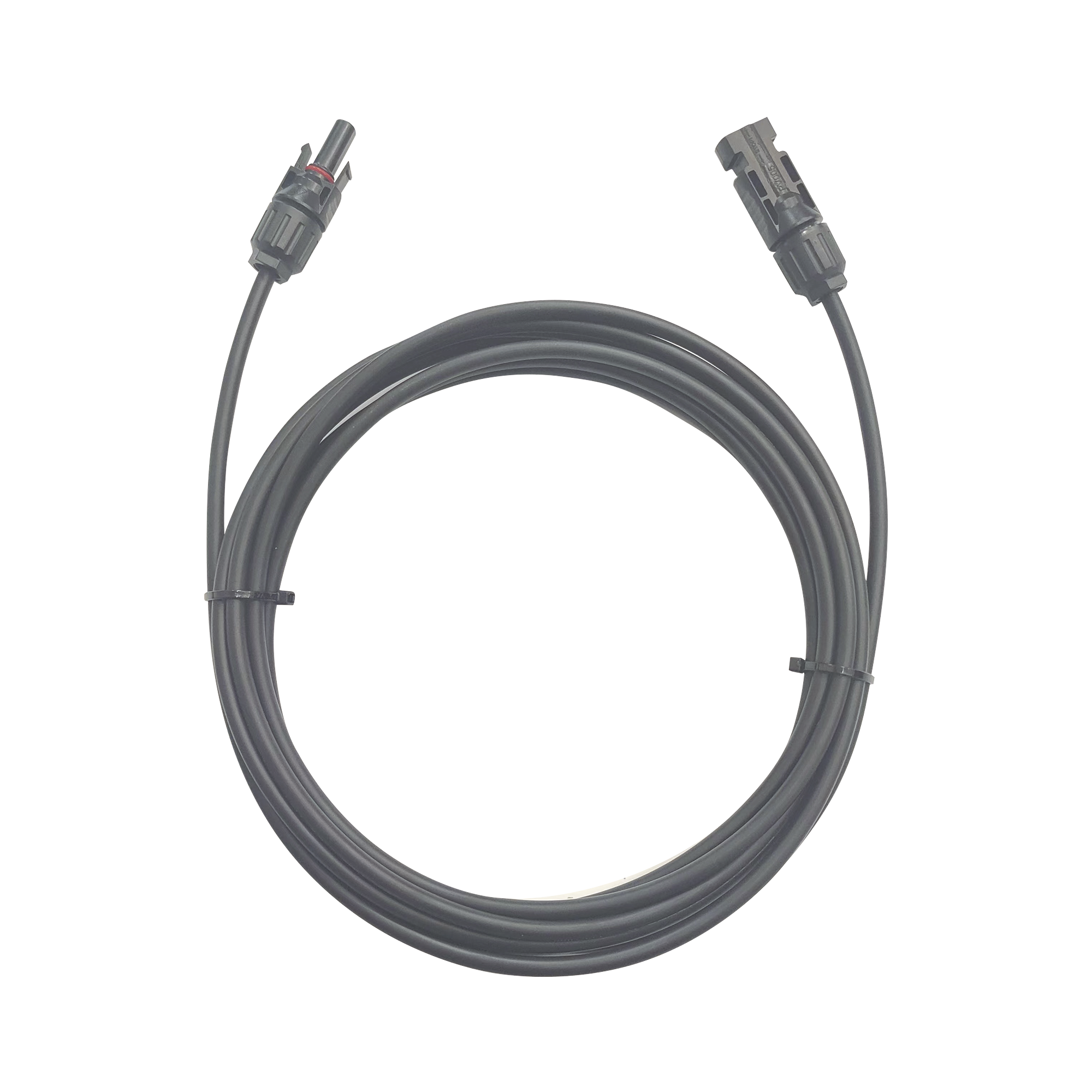 CFMC41MBLK|Cable Fotovoltaico / 1 metro / Color Negro / Calibre 10 AWG / Terminal MC4-Macho y Hembra en  ambos extremos