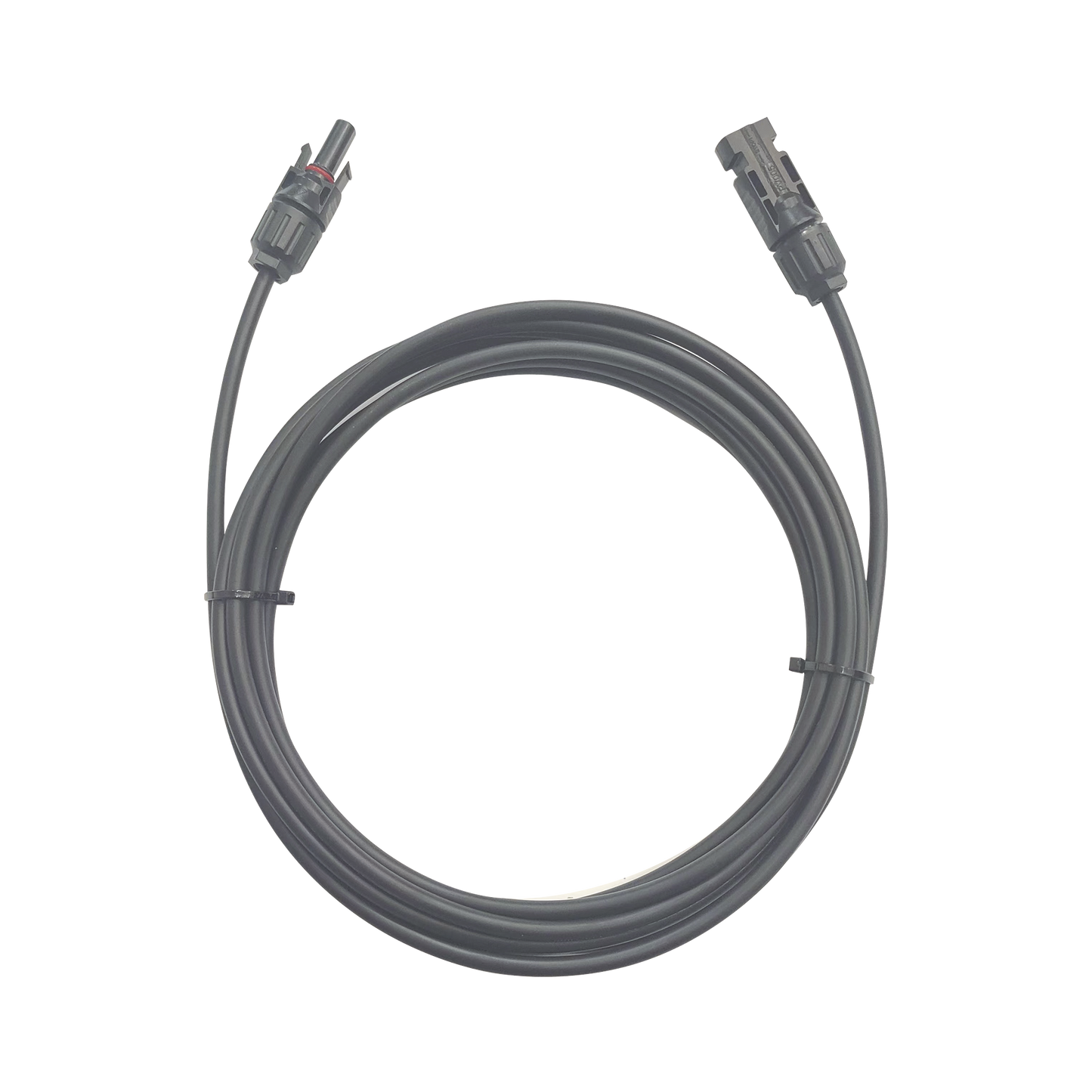 CFMC41MBLK|Cable Fotovoltaico / 1 metro / Color Negro / Calibre 10 AWG / Terminal MC4-Macho y Hembra en  ambos extremos
