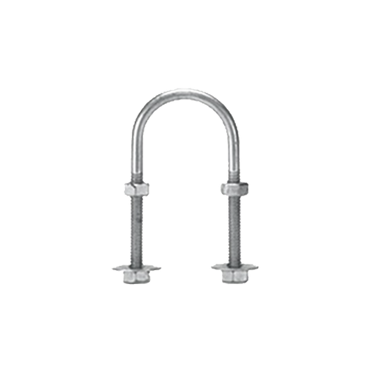 CHA-BRU-51|Abrazadera tipo U de 2 ", con acabado Electro Zinc, no incluye tuercas y arandelas