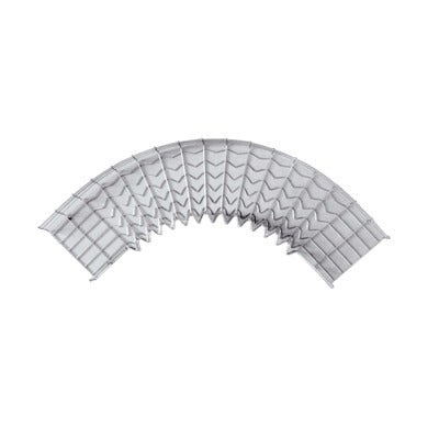 CH-C90-66/50EZ|Curva pre-fabricada de 90 grados; 66/50 mm de ancho