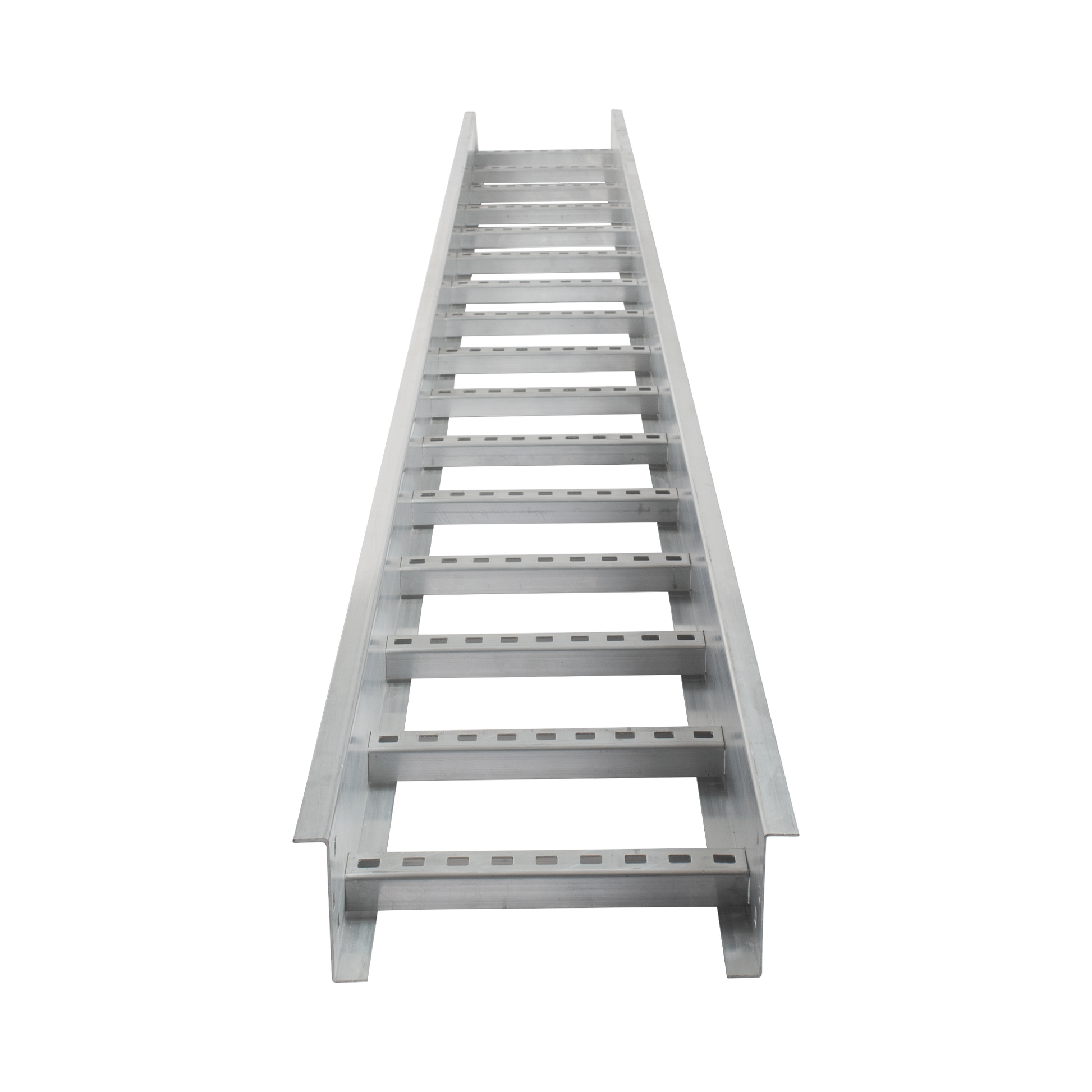 CH-E89PX6AK|Escalera de Aluminio Portacables / Perfil Z / Peralte 3 1/4" /Paso 9" / Ancho 6" / 3.66 metros / Capacidad M?íx. 137 Cables / Incluye Cople Union y Torniller?¡a