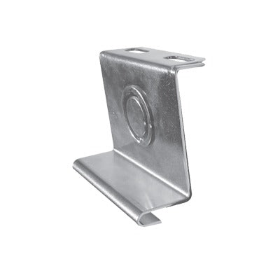 CH-PST-AUT-66EZ|Placa salida a tubo automática con chequeador 1/2 y 3/4 de 66 mm, con acabado Electro Zinc