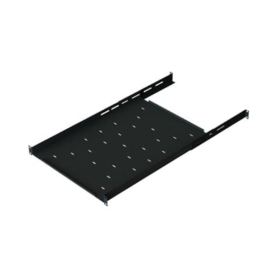 CH-QR1|Charola Ajustable para Rack de 19" de 4 postes de 1 Unidad de Espacio. Profundidad de 633 a 816 mm