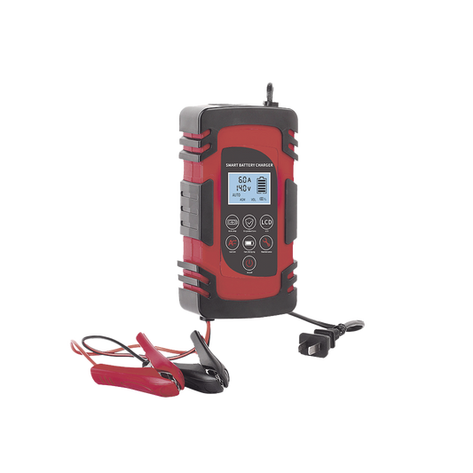 CHR-80|Cargador de Bater?¡as / 12 o 24 Vcc / hasta 40 Ah / 2, 4 o 6 A / Display LCD