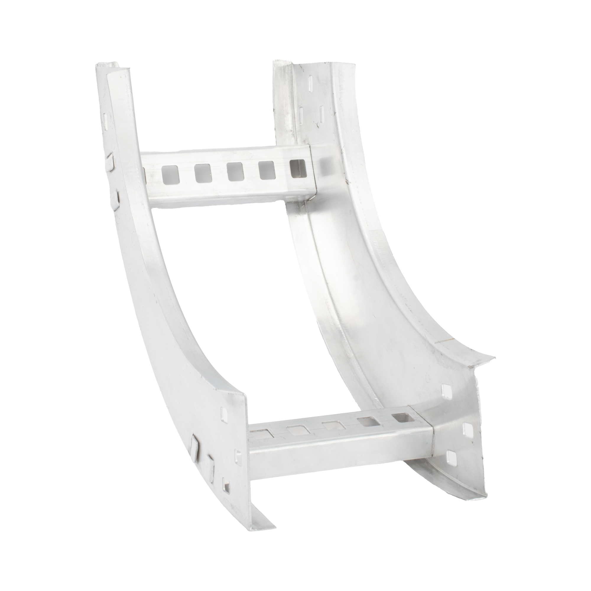 CHVI908R8X6AK|Curva Vertical Interior de Aluminio de 90?? Perfil Z / Peralte 3 1/4" / Ancho 6" / Radio 8" / Incluye Torniller?¡a