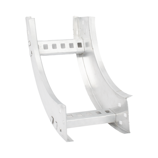 CHVI908R8X6AK|Curva Vertical Interior de Aluminio de 90?? Perfil Z / Peralte 3 1/4" / Ancho 6" / Radio 8" / Incluye Torniller?¡a