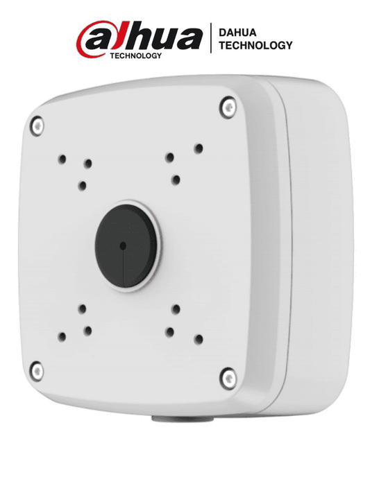 DAHUA PFA121 - Caja de Conexiones para Exterior/ IP66/ Dise?o Est?tico y Profesional/ Aluminio/ Compatible con Camaras Profesionales: HFW5XXXE-Z/ IPC-HFW3XXXE-Z/ entre otras.