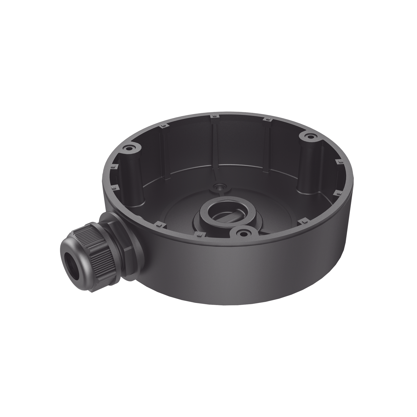 DS-1280ZJ-DM8(BLACK)|Caja de conexión de Exterior Color Negro / Compatible con DS-2CD2343G2-I(U)(BLACK)