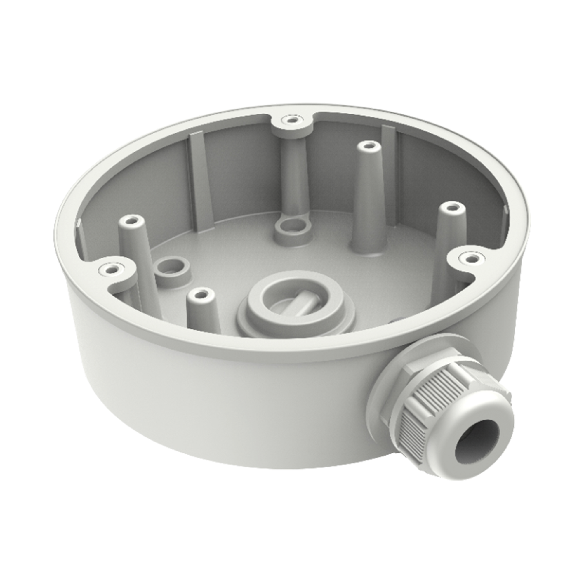 DS-1280ZJ-PT6|Caja de Conexiones de Exterior para Cámaras Tipo Domo / Compatible con DS-2CD2387XX