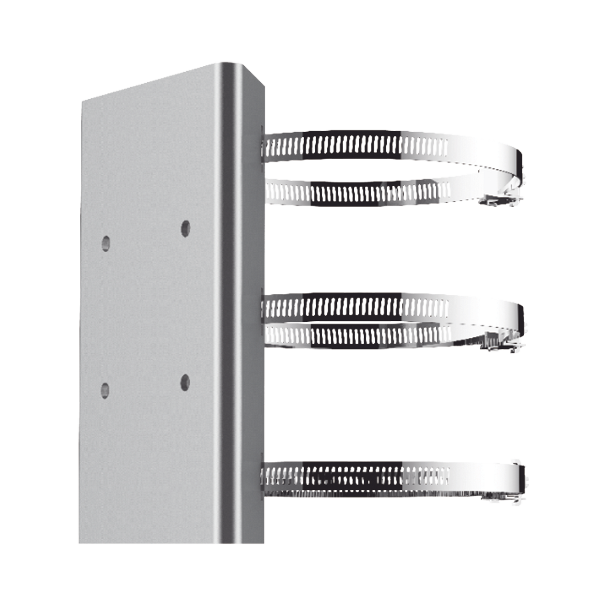 DS-1673ZJ-P|Montaje de Poste para PTZ / Acero Inoxidable / Compatible con PTZ HIKVISION