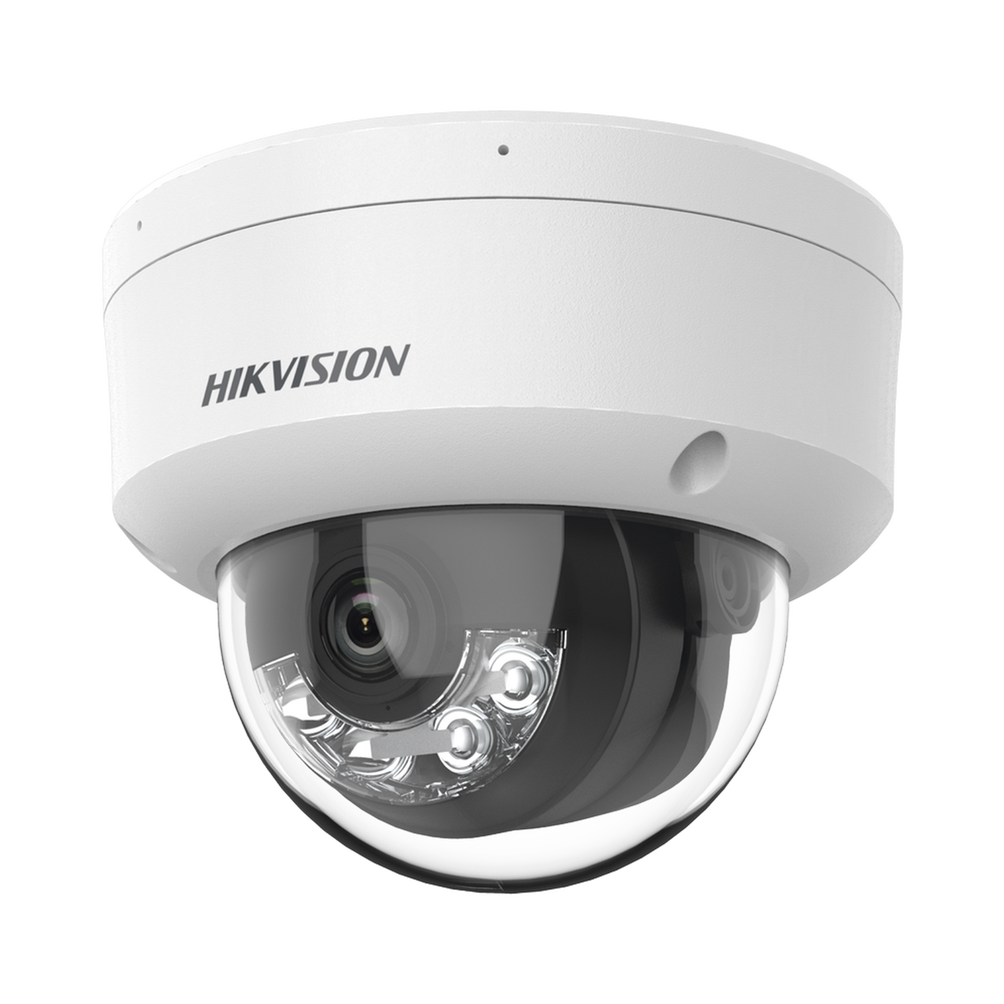 DS-2CD1143G2-LIUF|Domo IP 4 Megapixel / Lente 2.8 mm / Dual Light (30 mts IR + 30 mts Luz Blanca) / Micrófono Integrado / Antivandálico IK08 / ACUSENSE Lite / Exterior IP67 / H.265 / PoE / ONVIF / Micro SD