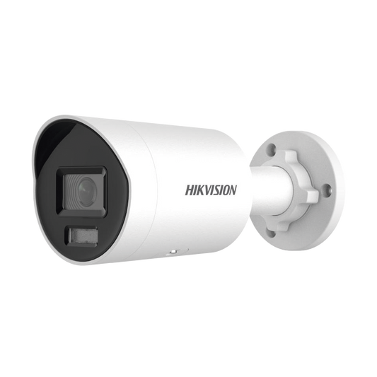 DS-2CD2047G2H-LIU|[Dual Light + ColorVu] Bala IP 4 Megapixel / Lente 2.8 mm / 40 mts IR + 40 mts Luz Blanca /  Microfono Integrado / Exterior IP67 /   WDR 130 dB / Videoanaliticos (Filtro de Falsas Alarmas) / Captura Facial /  PoE / ACUSEARCH