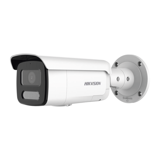 DS-2CD2T87G2H-LISU/SL|[Dual Light + ColorVu] Bala IP 8 Megapixel / Lente 4 mm / 60 mts IR + 60 mts Luz Blanca / Exterior IP67 / Luz Intermitente y Alerta de Audio / Micrófono Integrado / Videoanaliticos (Filtro de Falsas Alarmas)  / ACUSEARCH