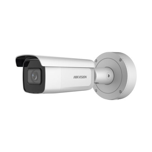 DS-2CD3686G2-IZS(H)|Bala IP 8 Megapixel (4K) / Lente Mot. 2.7 a 13.5 mm / 60 mts IR EXIR / Exterior IP66 / IK10 / DARKFIGHTER / Audio y Alarma I/O / PoE+ / ONVIF / Micro SD / 4 Analíticos: AcuSense, Deteccion Facial, Conteo de Personas por Cruce y Zona