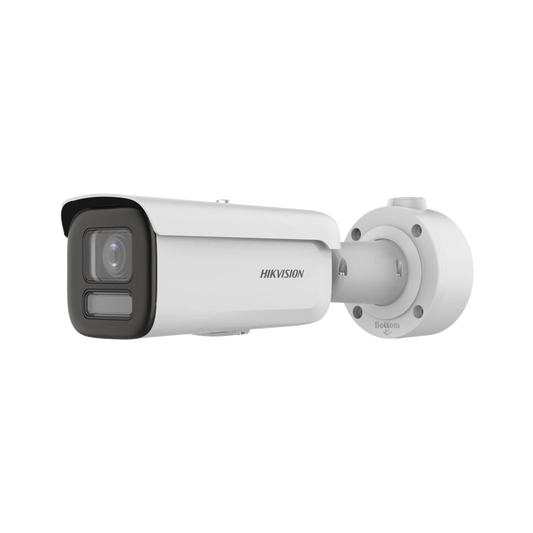 DS-2CD3T86G2H-LISU|Bala IP 8 Megapixel / Lente 4 mm / Dual Light (60 mts IR + 60 mts Luz Blanca ) / Darkfighter S / Exterior IP67  / WDR 130 dB / 4 Analíticos: AcuSense, Deteccion Facial, Conteo de Personas por Cruce y Zona