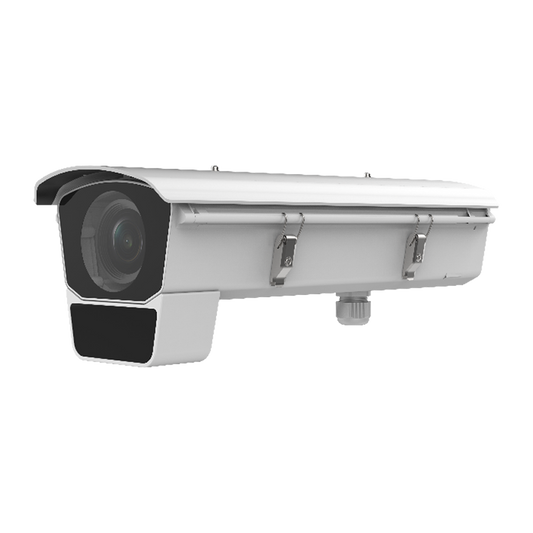 DS-2CD5026G0/E-IH|Cámara Tipo Box de 2MP /  Lente 3.8- 16 mm / DarkFighter  / Con Gabinete / IK10 / IP66 / Detección de Rostros  / microSD