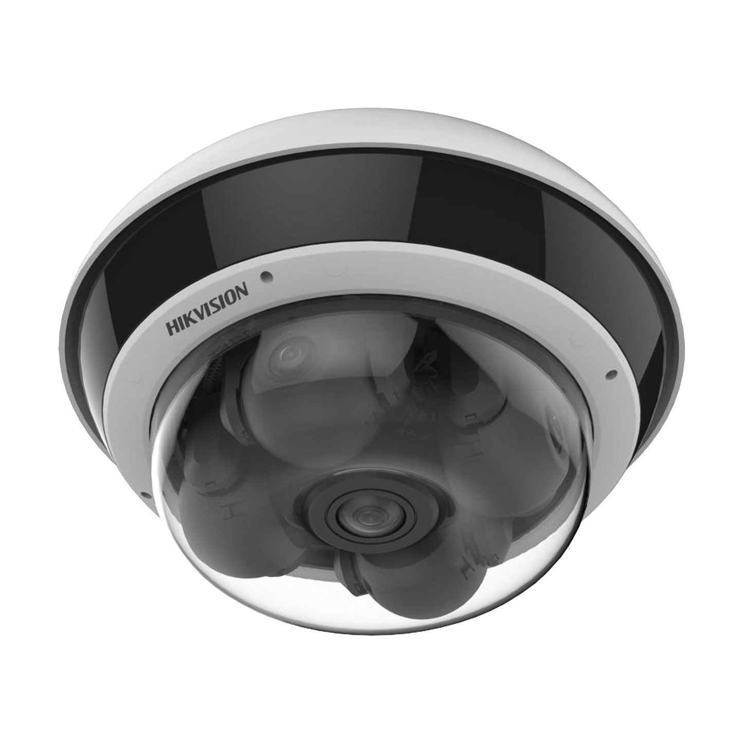 DS-2CD6D55G2-IZHS|PanoVu Series / Vista Panorámica 360º / 4 Lentes Mot. 2.8 a 8 mm (5 Megapixel por Lente) + 1 Vista Fisheye (2 Megapixel) / 22 Megapixel en Total / DARKFIGHTER / ACUSENSE / Exterior IP67 / IK10 / NEMA 4X / PoE+ / 30 mts IR / Micro SD