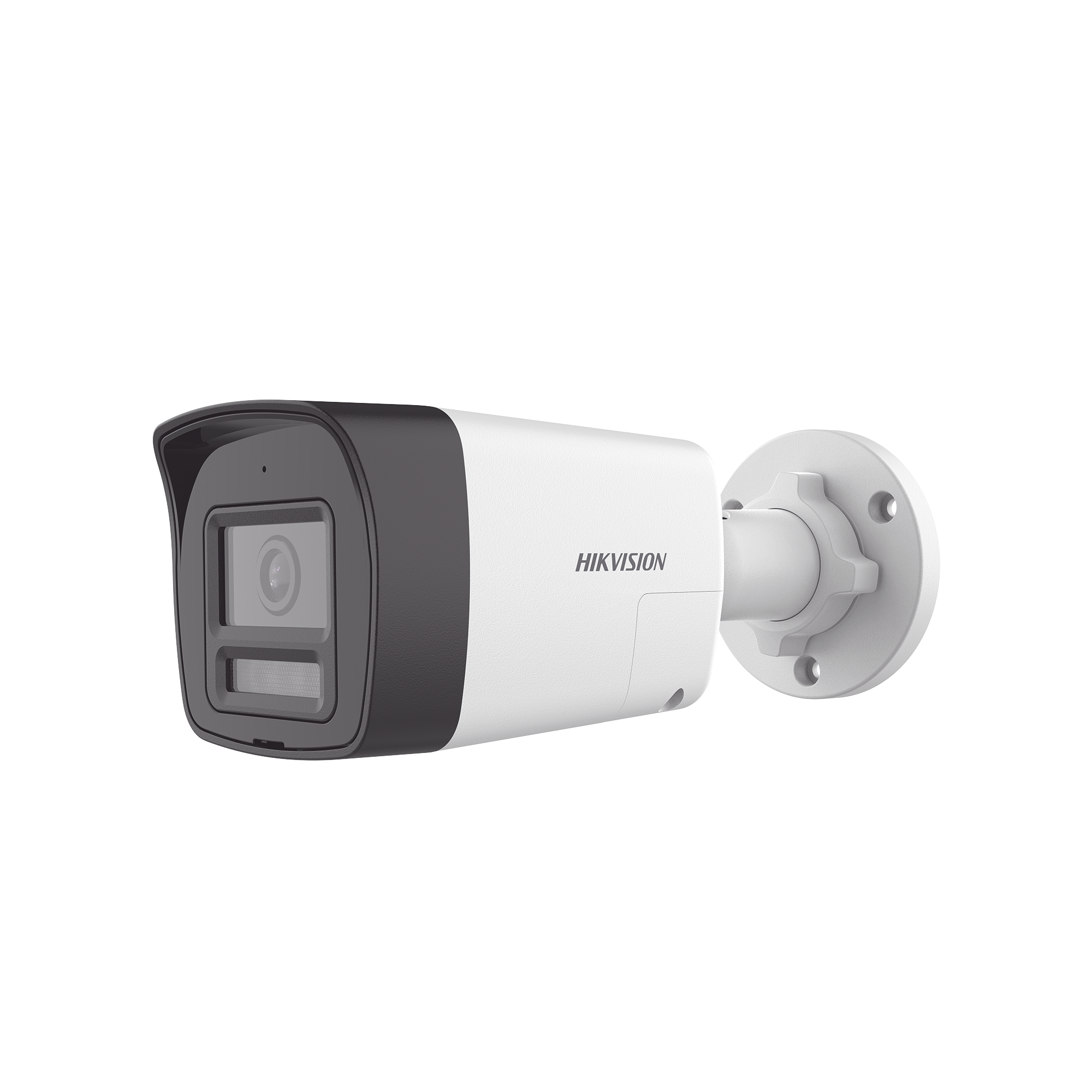 DS-2CE16D0T-LTS|[Audio Bidireccional + Dual Light + ColorVu] Bala TURBOHD 2 Megapixel (1080p) / Lente 2.8 mm / 30 mts IR EXIR + 20 mts Luz Blanca / Micrófono y Bocina Integrado / Exterior IP67 / Metal / dWDR