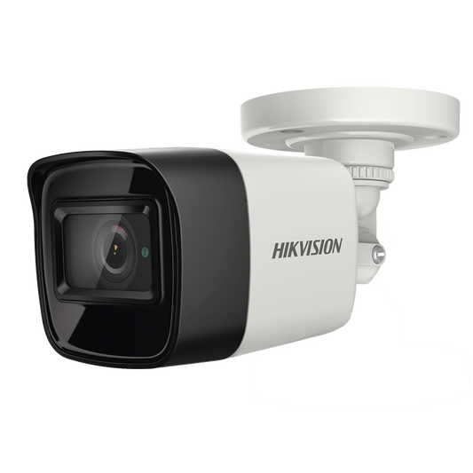 DS-2CE16U0T-ITF|Bala TURBOHD 4K (8 Megapixel) / Gran Angular 102° / Lente 2.8 mm / Exterior IP67 / IR EXIR 30 mts / dWDR / Metal