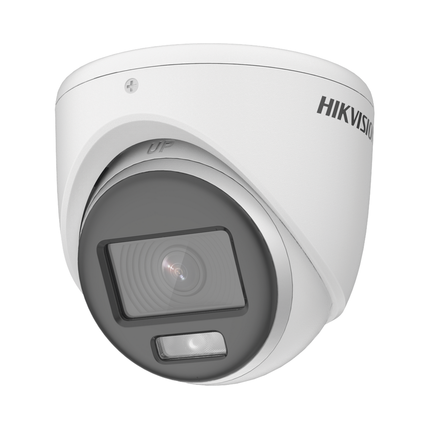 DS-2CE70DF0T-LMFS|[Dual Light + ColorVu] Turret TURBOHD 2 Megapixel (1080p) / Lente 2.8 mm / 20 mts IR + 20 mts Luz Blanca / Gran Angular 105° / Exterior IP67 / Micrófono Integrado / dWDR / 4 Tecnologías / Metal