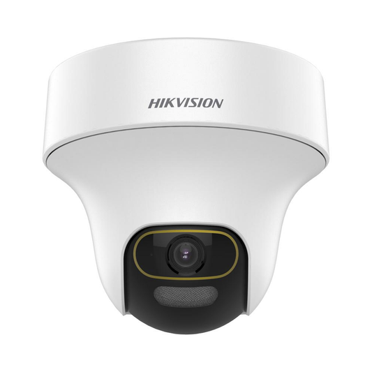 DS-2CE70DF3T-PTS|[ColorVu] Domo PT TURBOHD 2 Megapixel (1080p) / Lente 3.6 mm / Uso en Interior / Microfono Integrado / WDR 130 dB / Angulo de visión de 83° / 20 mts Luz Blanca
