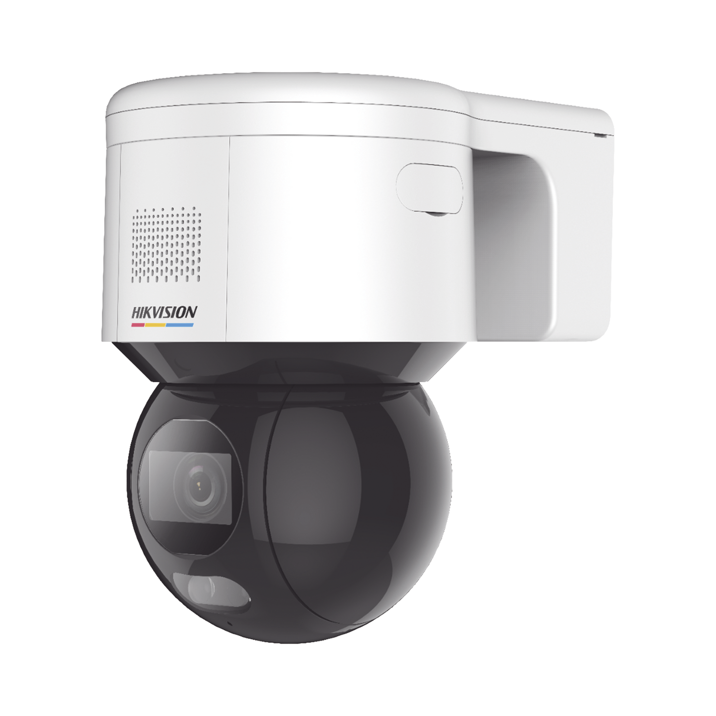 DS-2DE3A400BW-DE(F1)(T5)|[ PROTECCIÓN ACTIVA ] Domo PT IP 4 Megapixel / Imagen a Color 24/7 / Lente 4 mm / Luz Blanca 30 mts / Exterior IP66 / ACUSENSE (Evita Falsas Alarmas) / PoE+ / Micrófono y Bocina Integrada / WDR 120 dB / MicroSD
