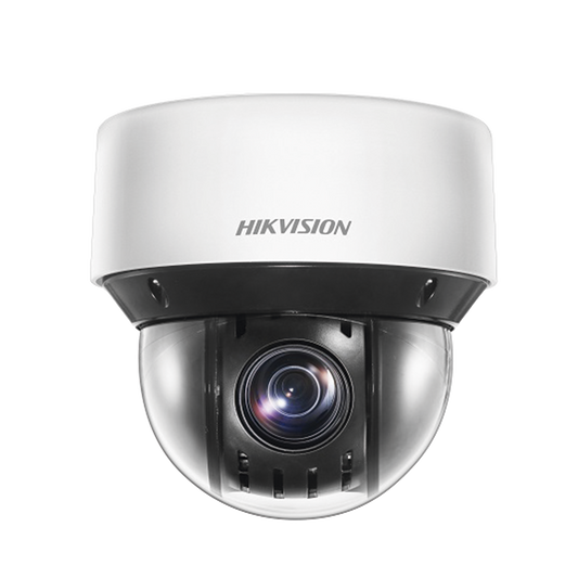 DS-2DE4A425IWG-E|Mini Domo IP PTZ 4 Megapixel / 25X Zoom / 50 mts Luz Infrarroja Inteligente (Visión Nocturna) / Autoseguimiento / WDR 120 dB / PoE+ / IP66 / Ultra Baja Iluminación / MicroSD