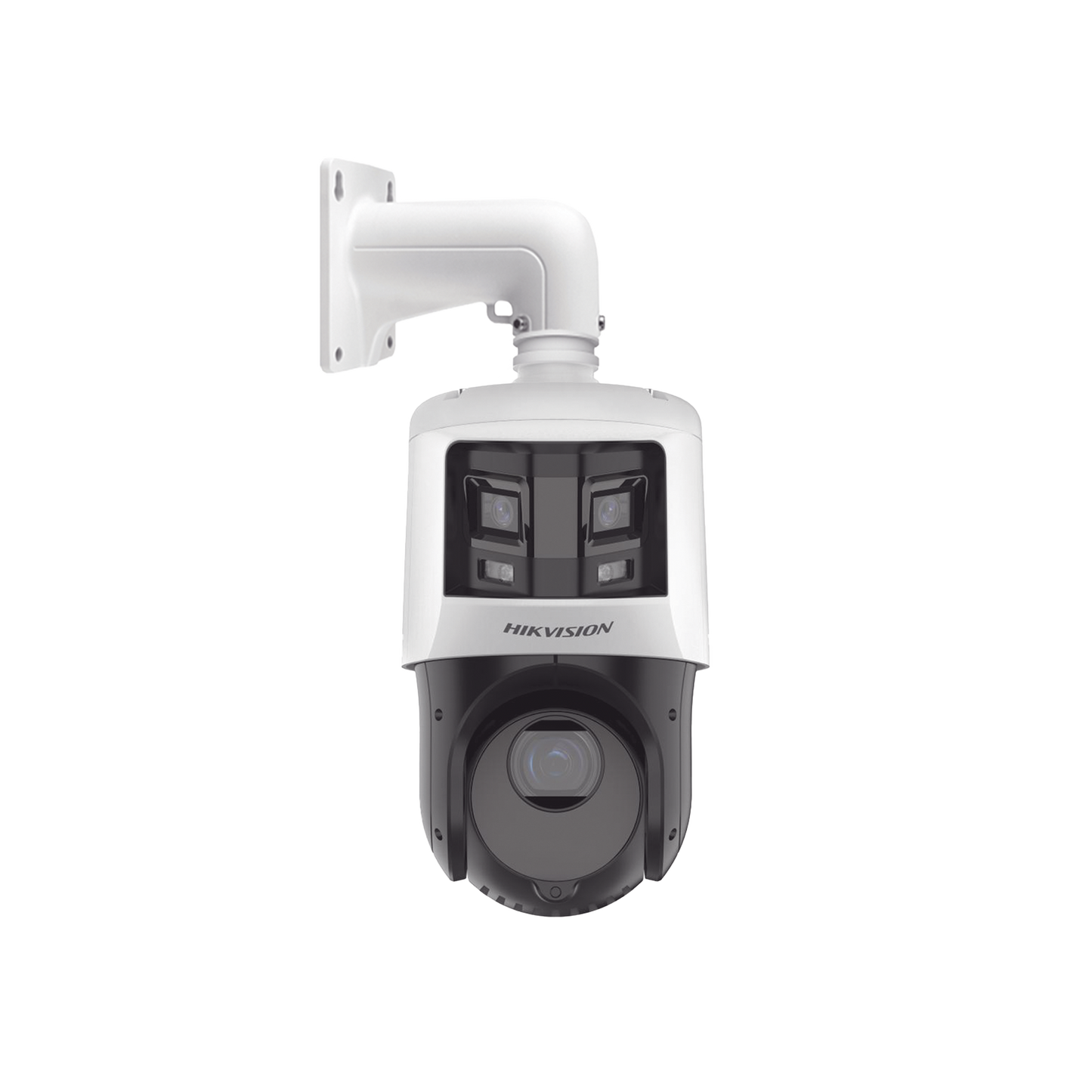 DS-2SE4C425MWG-E/26(F0)|[TandemVu] Domo PTZ IP 4 Megapixel con Cámara Panoramica 6 Megapixel / 25X Zoom / 100 mts IR / IP66  / WDR / PoE+ / Entrada-Salida de Audio y Alarma / Ultra Baja Iluminación / Micro SD