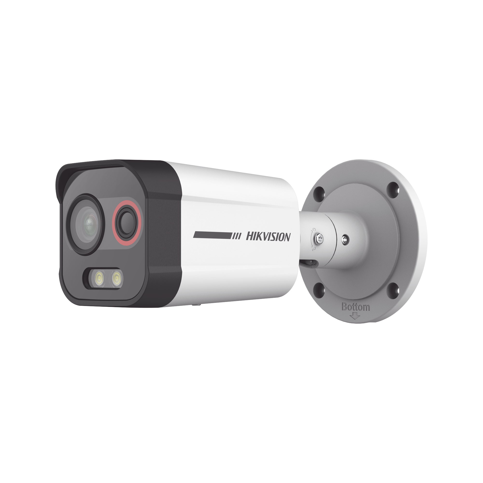 DS-2TD2608-1/QA|Bala IP Dual / Térmica 1.35 mm (96 x 72) / Óptico 4 mm (4 Megapixel) / Detección de Intrusión por VCA 30 mts /30 mts Luz Blanca / Exterior IP67 / PoE / Sirena y Luz Intermitente Integrada / Micro SD / ColorVu y ACUSENSE