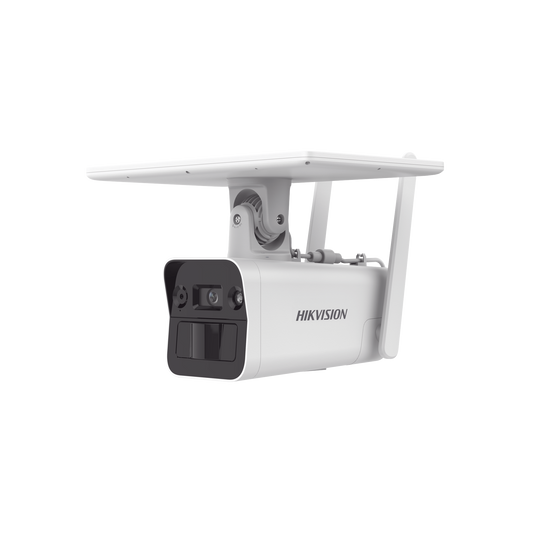 DS-2XS2T41G1-ID/4G/C05S07|Kit Solar IP All in One / Doble Detección (Radar + PIR) / Bala IP 4 Megapixel / Lente 4 mm / Panel Solar / Batería de Respaldo de Litio 10Ah (Hasta 11 Días) / Conexión 4G / Audio de Dos Vías / Accesorios de Inst. / Direc