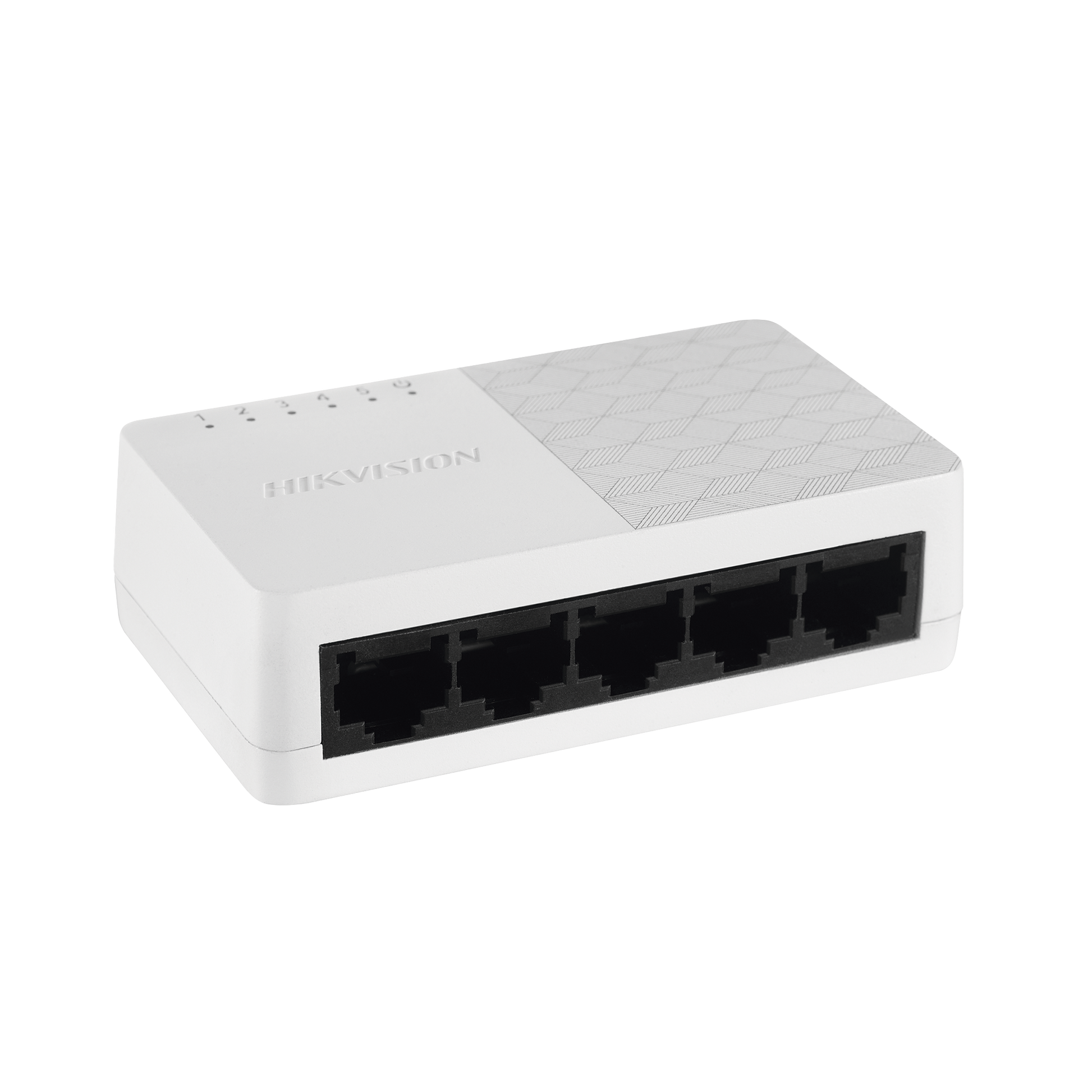 DS-3E0105D-O|Switch No Administrable de 5 Puertos para Escritorio / Fast Ethernet  10 / 100 Mbps / Diseño Compacto y Estetico
