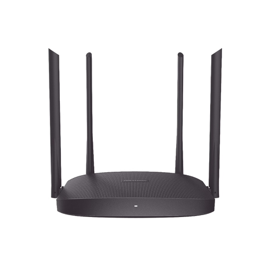 DS-3WR12C|Router Inalámbrico WISP / Hasta 1200 Mbps / Doble Banda AC (2.4 GHz y 5 GHz) / 4 Puertos 10/100 Mbps /  4 Antenas Omnidireccional de 5 dBi / Interior
