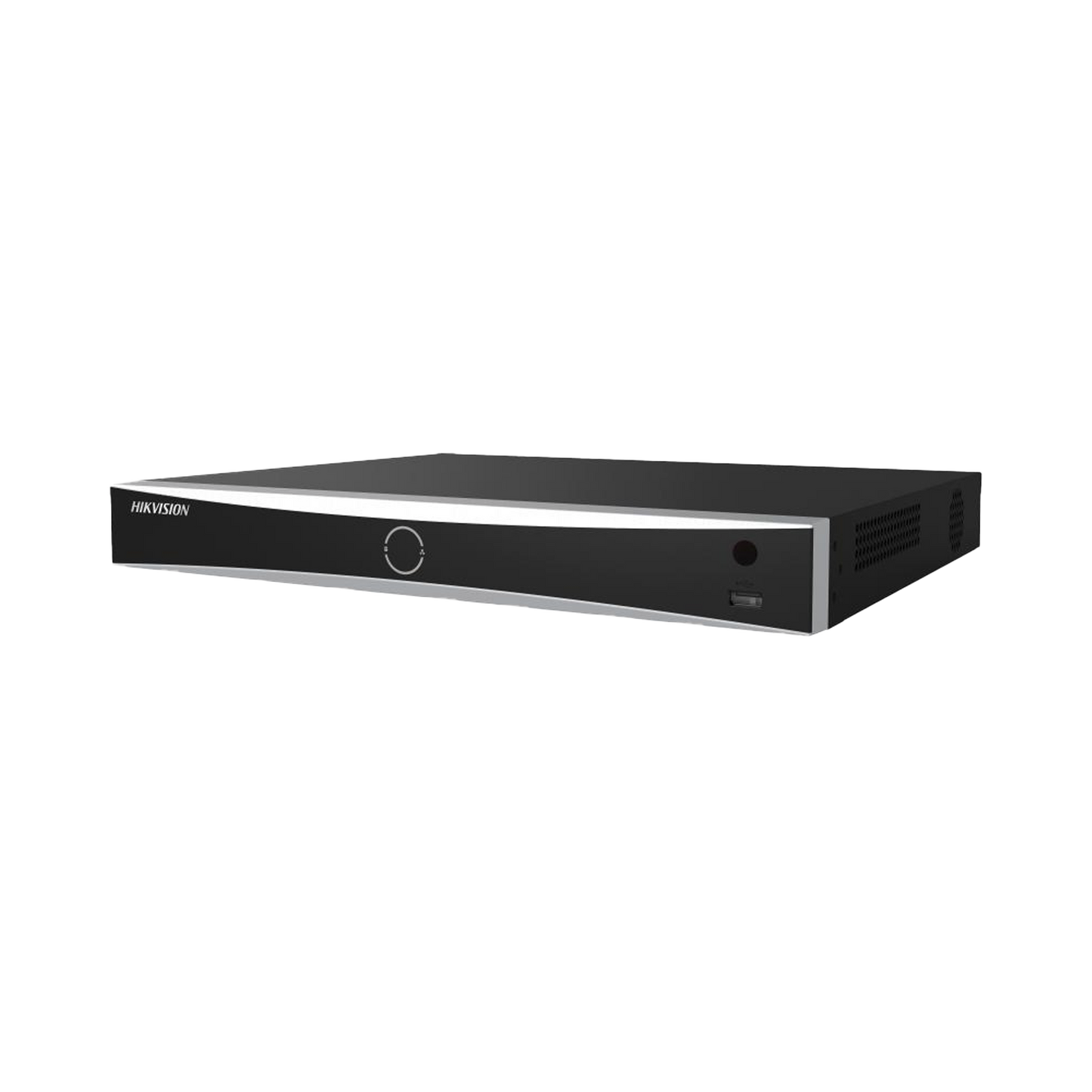 DS-7608NXI-K2/8P(D)|NVR 12 Megapixel (4K) / 8 canales IP / 8 Puertos PoE+ / AcuSense (Evita Falsas Alarmas) / Reconocimiento Facial / 2 Bahías de Disco Duro / HDMI en 4K / Alarmas I/O / 300 Metros PoE Modo Extendido