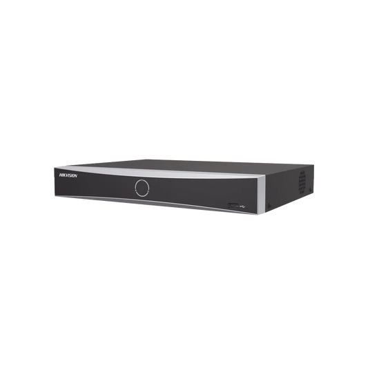 DS-7616NXI-K1(B)|NVR 12 Megapixel (4K) / 16 canales IP / AcuSense (Evita Falsas Alarmas) / Reconocimiento Facial / 1 Bahía de Disco Duro  / HDMI en 4K / Sin Puertos PoE+