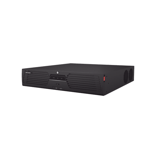 DS-96128NI-M8|[Doble Poder de Decodificación] NVR 32 Megapixel (8K) / 128 Canales IP / AcuSense / ANPR / Conteo de Personas / Heat Map / 8 Bahías de Disco Duro / Soporta RAID con Hot Swap / 2 HDMI en 8K / Soporta POS / Alarmas I/O / Smart Search