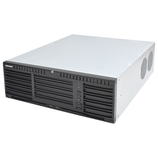 DS-96256NI-I16|NVR 12 Megapixel (4K) / 256 canales IP / 16 Bahías de Disco Duro / 4 Puertos de Red / Soporta RAID con Hot Swap / NVR de Alto Desempeño