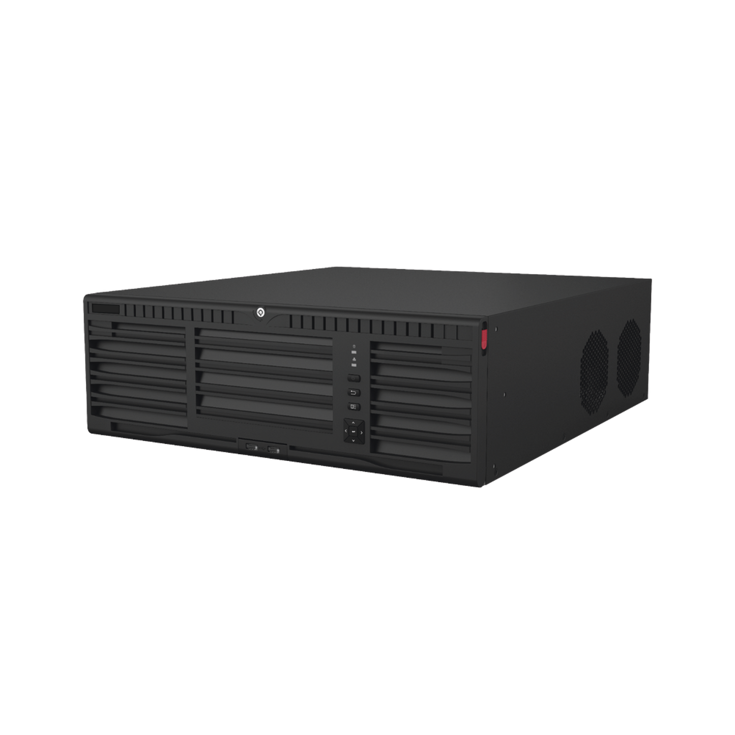 DS-9664NI-M16|[Doble Poder de Decodificación] NVR 32 Megapixel (8K) / 64 Canales IP / AcuSense / ANPR / Conteo de Personas / Heat Map / 16 Bahías de Disco Duro /  Soporta RAID con Hot Swap / 2 HDMI en 8K / Soporta POS / Alarmas I/O  / Smart Search