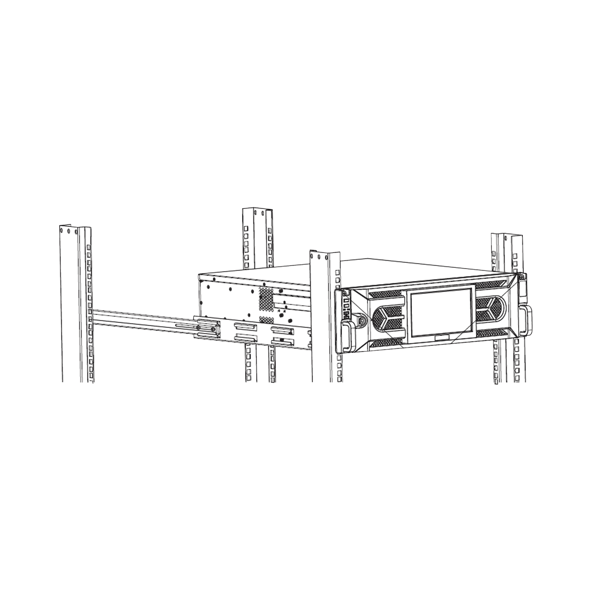 DS-ADAPTER-RACK|Soporte en Rack para NVR`s DS-96000NI-I / DS-96000NI-M