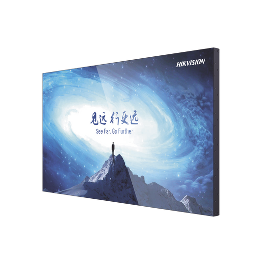 DS-D2065LU-Y|Pantalla LCD 65" 4K para Videowall / Entrada HDMI - VGA - DVI - DP / Monitor Robusto / Bisel Delgado (3.5 mm) / Daisy Chain (Conexion en Cadena sin Software)