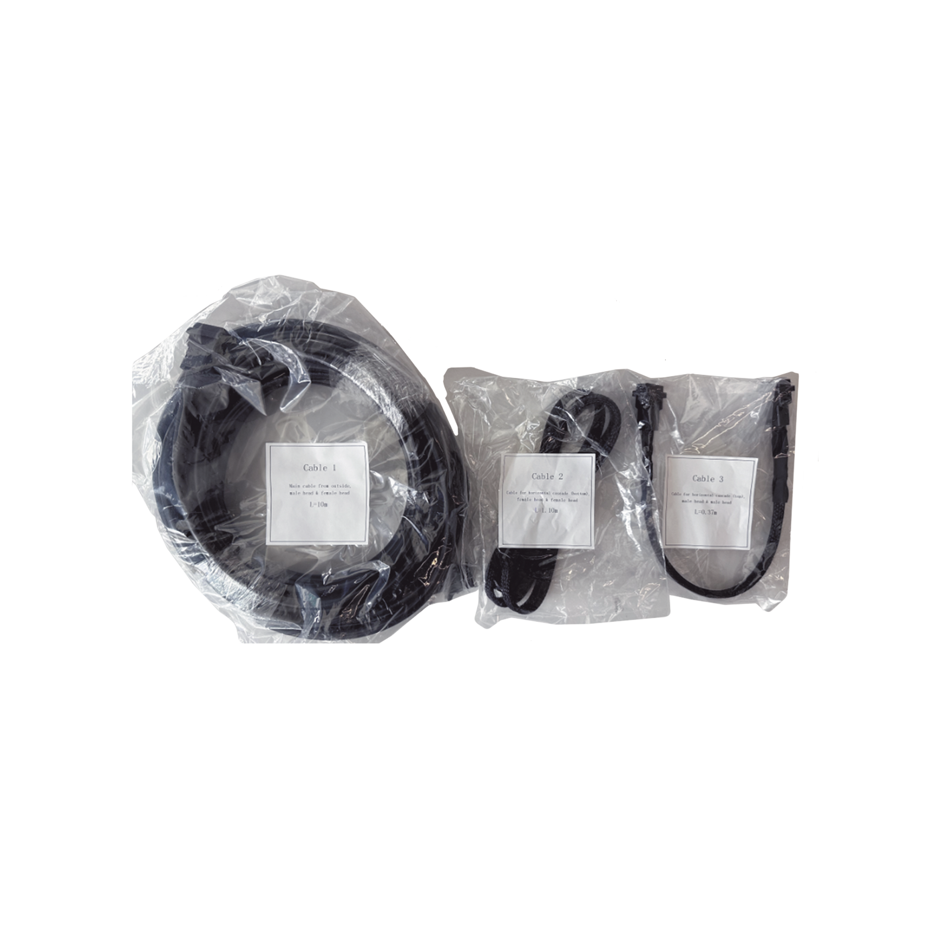 DS-D40W-2F/PC|Kit de Cables de Corriente e Interconexión / Compatible con Familias BW y CW