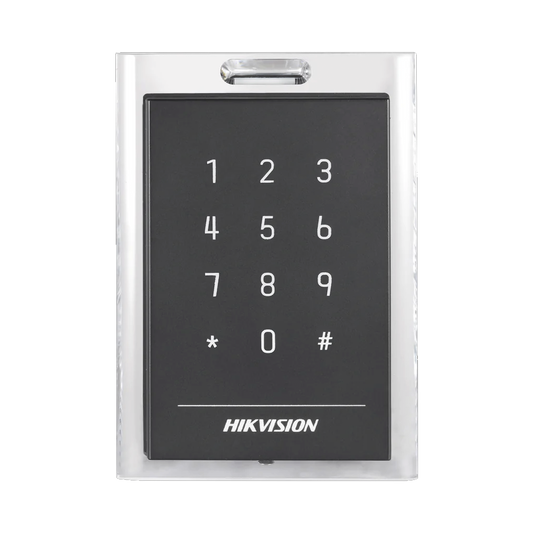 DS-K1101MK|Lector de Tarjetas MIFARE y Contraseñas / Conexión Wiegand y RS-485 / Estético y Fácil de Utilizar / Indicador LED