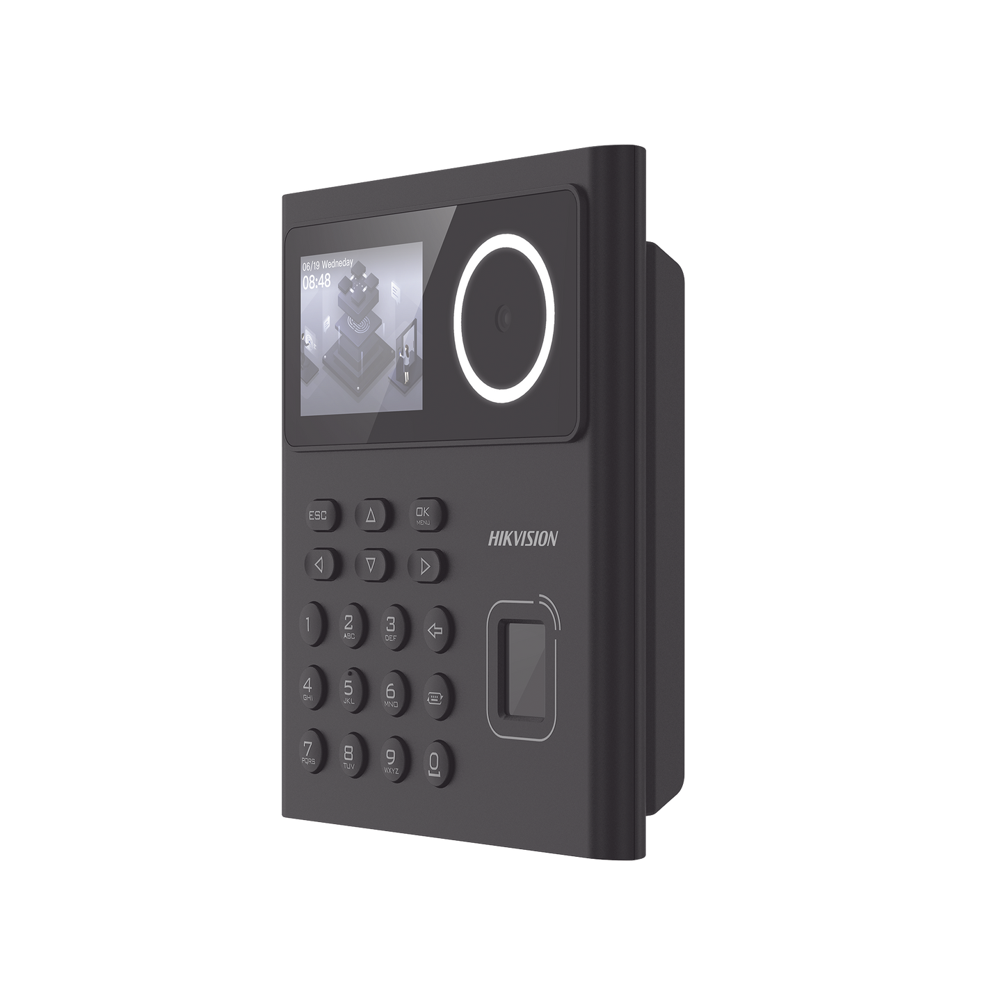 DS-K1T320MFWX-B|Terminal Min Moe WiFi con Batería de Respaldo / Administrable por Smartphone o Nube /  Acceso y Asistencia /  Huella, Facial y Tarjetas MIFARE /  500 rostros y 1,000 Huellas y Tarjetas / Detección de Cubrebocas / HikConnect