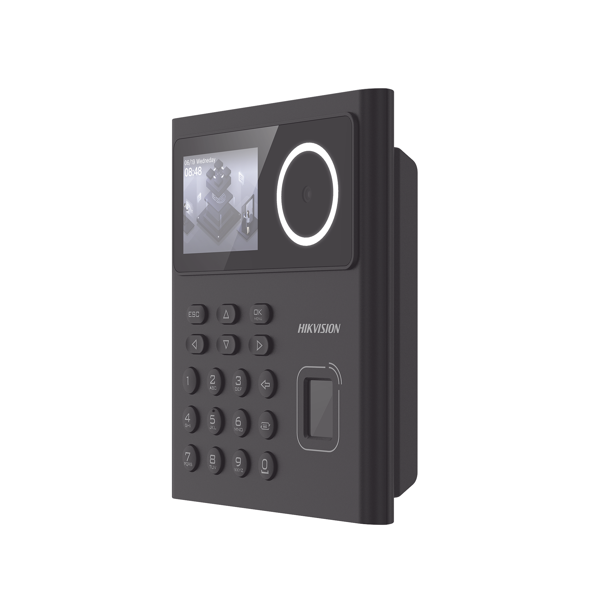 DS-K1T320MFWX-B|Terminal Min Moe WiFi con Batería de Respaldo / Administrable por Smartphone o Nube /  Acceso y Asistencia /  Huella, Facial y Tarjetas MIFARE /  500 rostros y 1,000 Huellas y Tarjetas / Detección de Cubrebocas / HikConnect