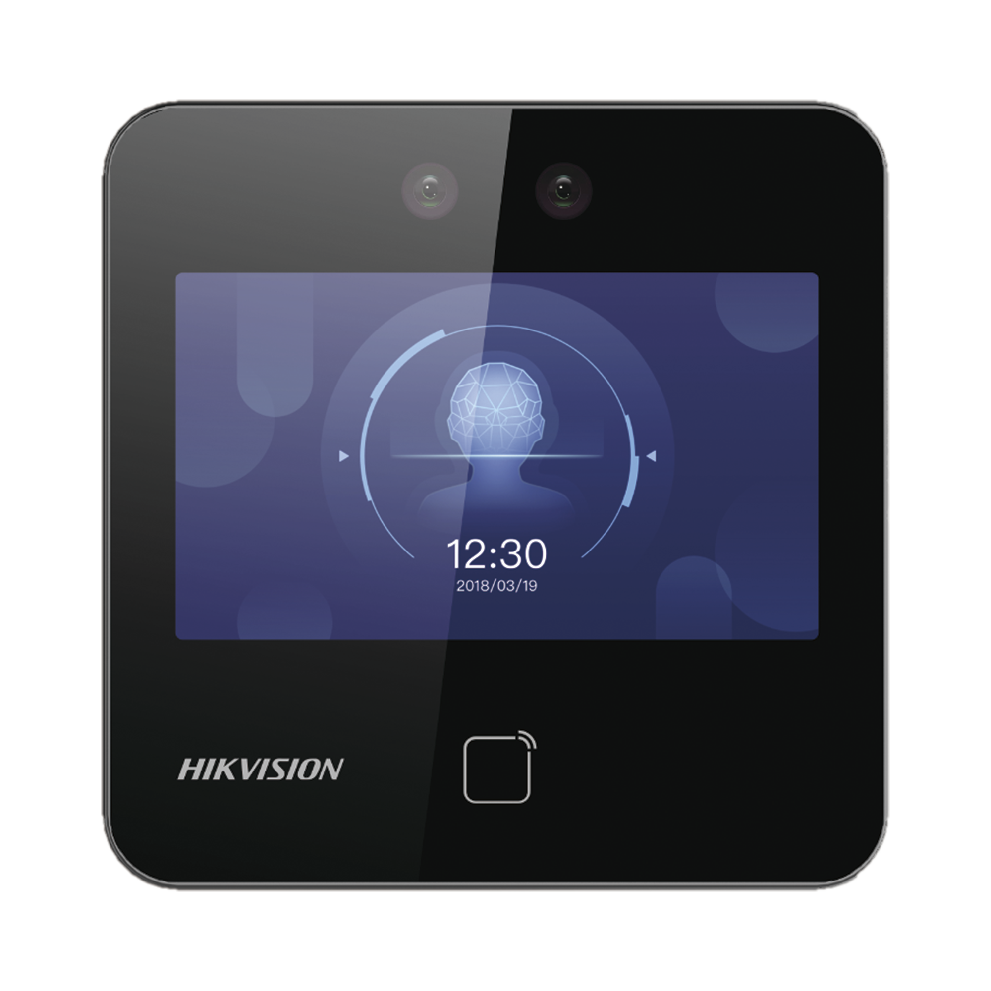 DS-K1T343MWX|Terminal Min Moe WiFi / Touch de Reconocimiento Facial Ultra Rápido para ASISTENCIA y Control de ACCESO / 1500 Rostros y 3,000 tarjetas /  Lee códigos QR / Videoportero / Detección de Cubrebocas